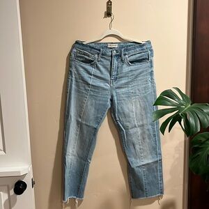 Madewell cruiser straight stretchy jean size 30